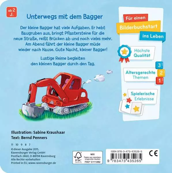 Ravensberger Matratzen Was machst du, kleiner Bagger? Exklusivangebot