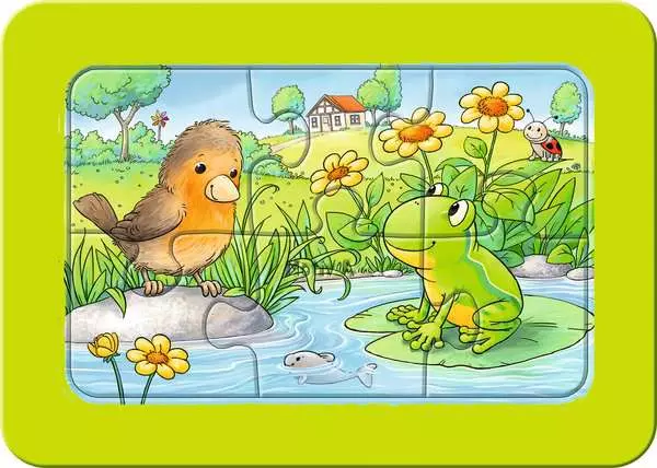 Ravensberger Matratzen Kinderpuzzle ab 2 Jahren - Kleine Gartentiere - 6 Teile Heißer Verkauf