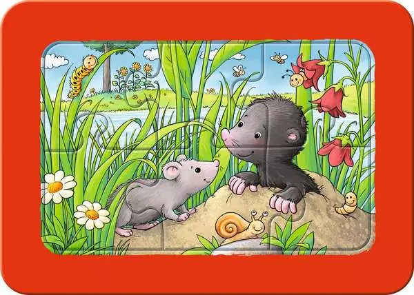 Ravensberger Matratzen Kinderpuzzle ab 2 Jahren - Kleine Gartentiere - 6 Teile Heißer Verkauf