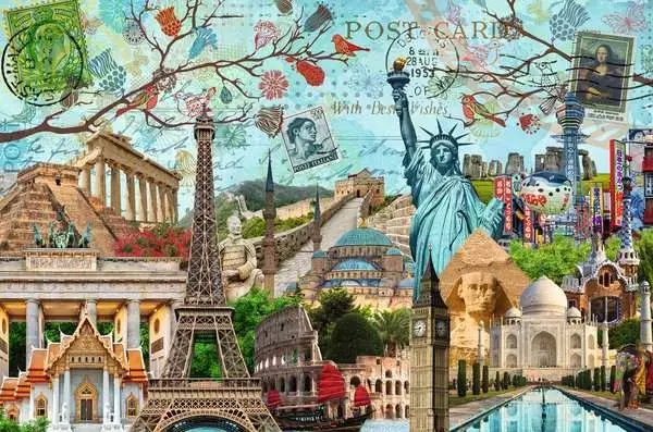 Ravensberger Matratzen Puzzle 5000 Teile - Big City Collage Zeitlich begrenztes Angebot