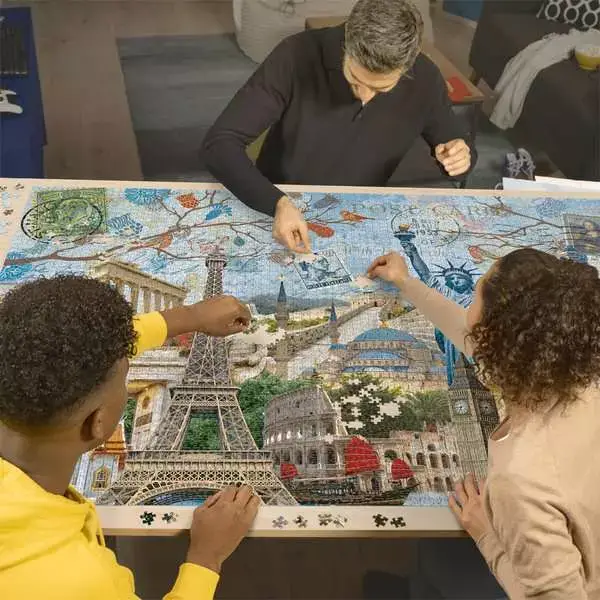 Ravensberger Matratzen Puzzle 5000 Teile - Big City Collage Zeitlich begrenztes Angebot