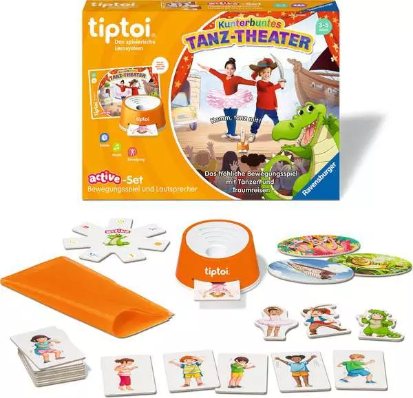 Ravensberger Matratzen ACTIVE Set Kunterbuntes Tanz-Theater - Lernspiel ab 3 Jahren Blitzangebot