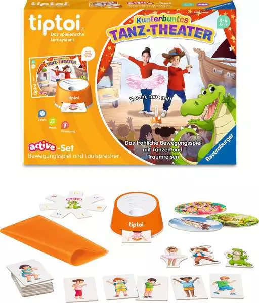 Ravensberger Matratzen ACTIVE Set Kunterbuntes Tanz-Theater - Lernspiel ab 3 Jahren Blitzangebot