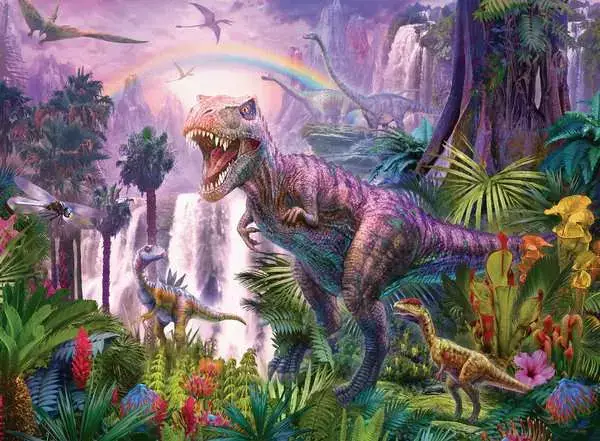 Ravensberger Matratzen Kinderpuzzle ab 8 Jahren - Dinosaurierland - 200 Teile Kauf eins, bekomm eins gratis