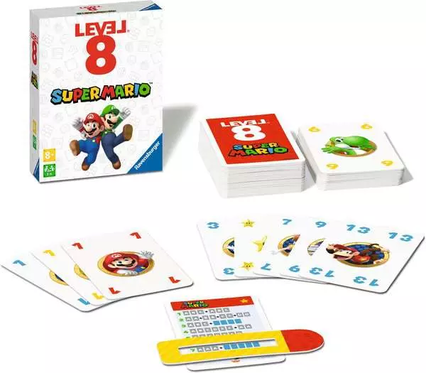 Ravensberger Matratzen Super Mario Level 8 - Kartenspiel ab 8 Jahren Kostenlose Rückgabe