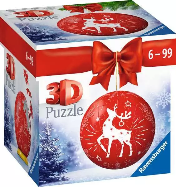 Ravensberger Matratzen 3D Puzzle Ball Weihnachtskugel Rentier Letzte 3 Tage