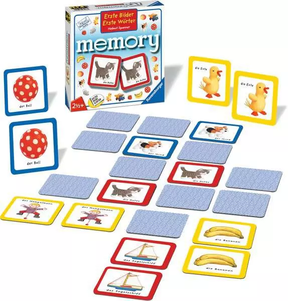 Ravensberger Matratzen Erste Bilder − Erste Wörter memory® - Kinderspiel ab 2 Jahren Vierteljährliche Förderung