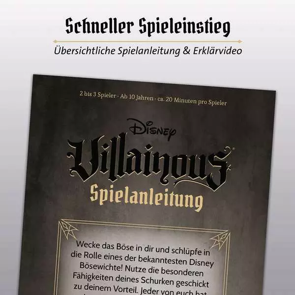 Ravensberger Matratzen Disney Villainous - Spiel ab 10 Jahren Speichern exportieren