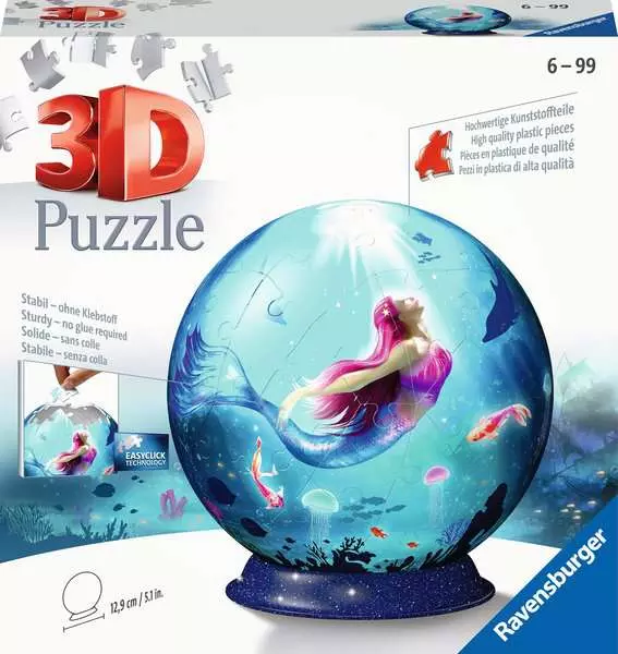 Ravensberger Matratzen 3D Puzzle Ball Bezaubernde Meerjungfrauen Kostenloser Versand