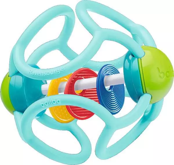 Ravensberger Matratzen baliba Rasselball türkis - Babyspielzeug ab 3 Monaten Fabrikpreis