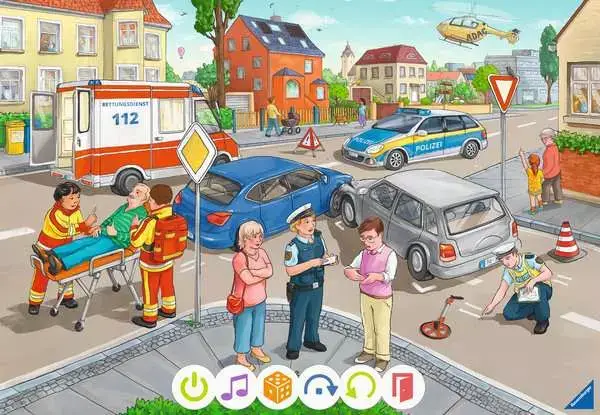 Ravensberger Matratzen Kinderpuzzle ab 3 Jahren - tiptoi® Puzzle für kleine Entdecker: Rettungseinsatz - 12 Teile Günstig kaufen