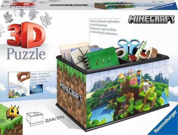 Ravensberger Matratzen 3D Puzzle Aufbewahrungsbox - Minecraft Exklusivangebot