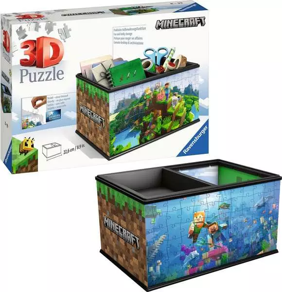 Ravensberger Matratzen 3D Puzzle Aufbewahrungsbox - Minecraft Exklusivangebot