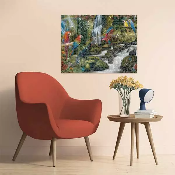 Ravensberger Matratzen Puzzle 2000 Teile - Bunte Papageien im Dschungel Heißer Verkauf