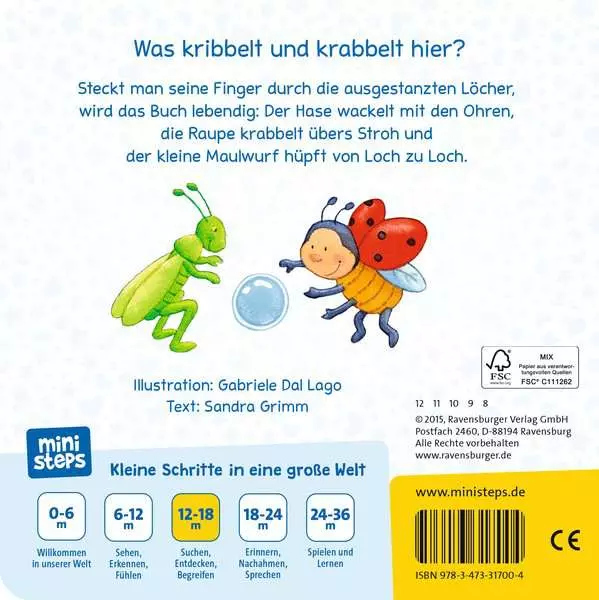 Ravensberger Matratzen ministeps: Lustige Kribbel-Krabbel Tiere Sonderangebote