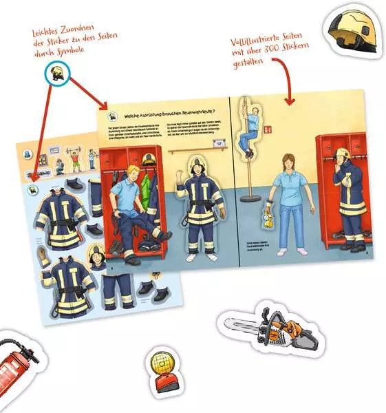 Ravensberger Matratzen Ravensburger Wieso? Weshalb? Warum? Stickerheft: Feuerwehr Kostenlose Rückgabe