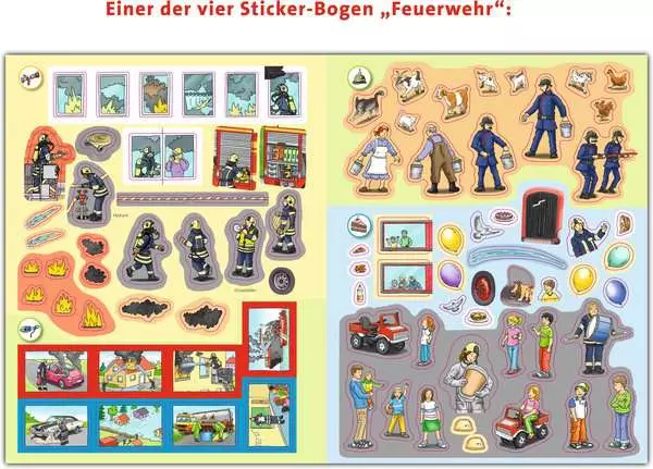 Ravensberger Matratzen Ravensburger Wieso? Weshalb? Warum? Stickerheft: Feuerwehr Kostenlose Rückgabe