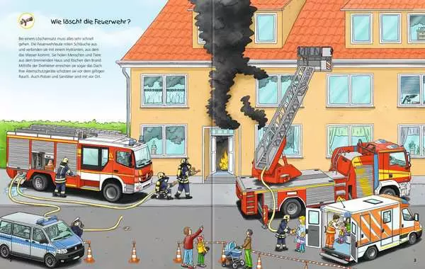 Ravensberger Matratzen Ravensburger Wieso? Weshalb? Warum? Stickerheft: Feuerwehr Kostenlose Rückgabe