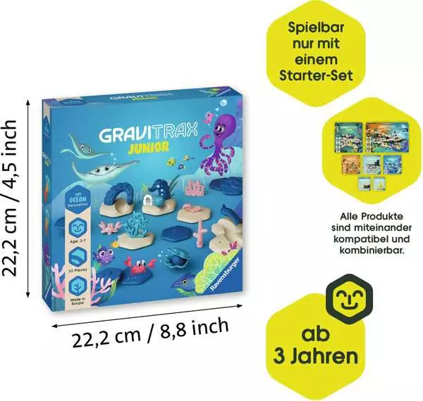 Ravensberger Matratzen GraviTrax Junior Extension Ocean - Kugelbahn-Erweiterung für Kinder ab 3 Jahren Bis zu 55% Rabatt
