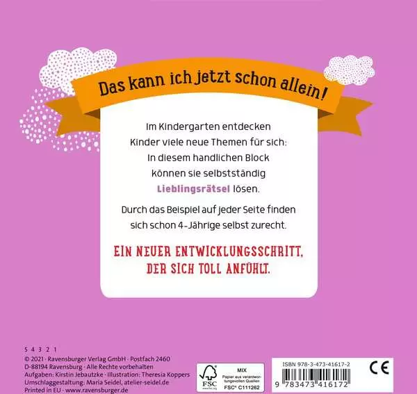 Ravensberger Matratzen Im Kindergarten: Lieblingsrätsel Auslauf