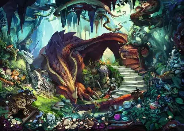 Ravensberger Matratzen Puzzle 759 Teile - In der Drachenhöhle Blitzverkäufe