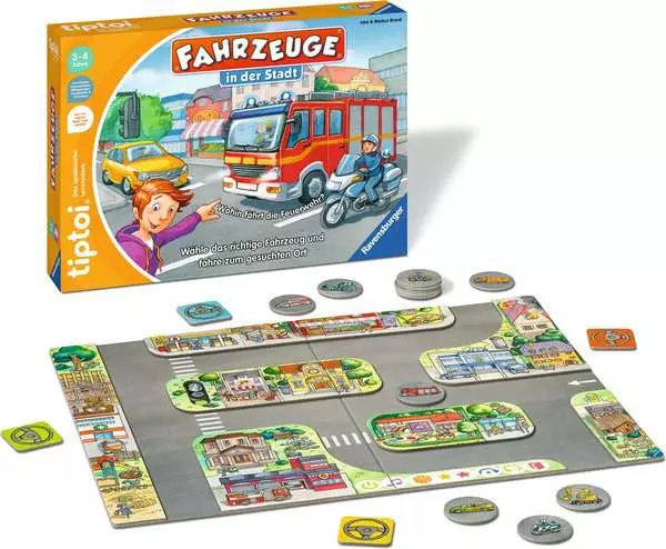 Ravensberger Matratzen tiptoi® Fahrzeuge in der Stadt - Lernspiel ab 3 Jahren Fabrik Onlineshop