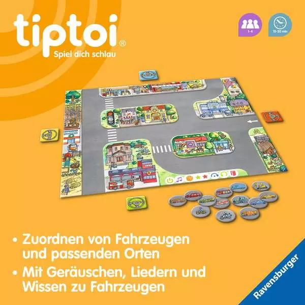 Ravensberger Matratzen tiptoi® Fahrzeuge in der Stadt - Lernspiel ab 3 Jahren Fabrik Onlineshop