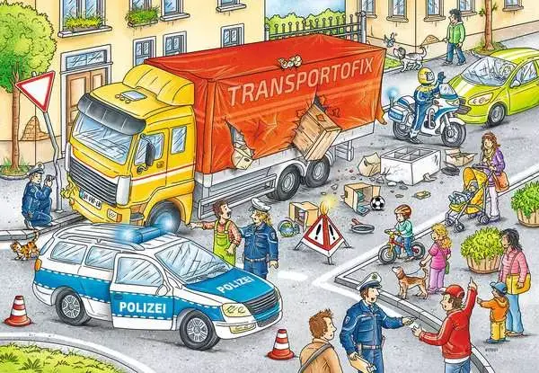 Ravensberger Matratzen Kinderpuzzle ab 4 Jahren - Helden im Einsatz - 24 Teile Fabrikpreis