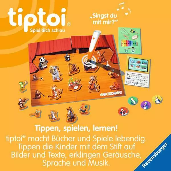 Ravensberger Matratzen tiptoi® Mein tierischer Musik-Spaß - Lernspiel ab 3 Jahren Saisonschlussverkauf