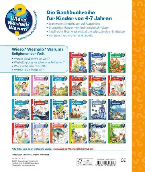 Ravensberger Matratzen Ravensburger Wieso? Weshalb? Warum?, Band 23: Religionen der Welt Osterangebot