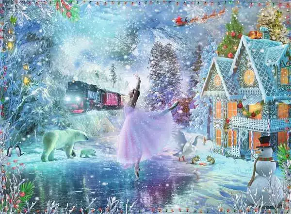 Ravensberger Matratzen Kinderpuzzle ab 9 Jahren - Winterwunderland - 300 Teile Valentinstagsangebot