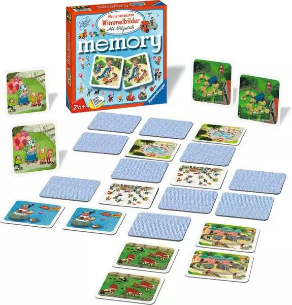 Ravensberger Matratzen Meine schönsten Wimmelbilder memory® - Kinderspiel ab 2 Jahren Jubiläumsangebot