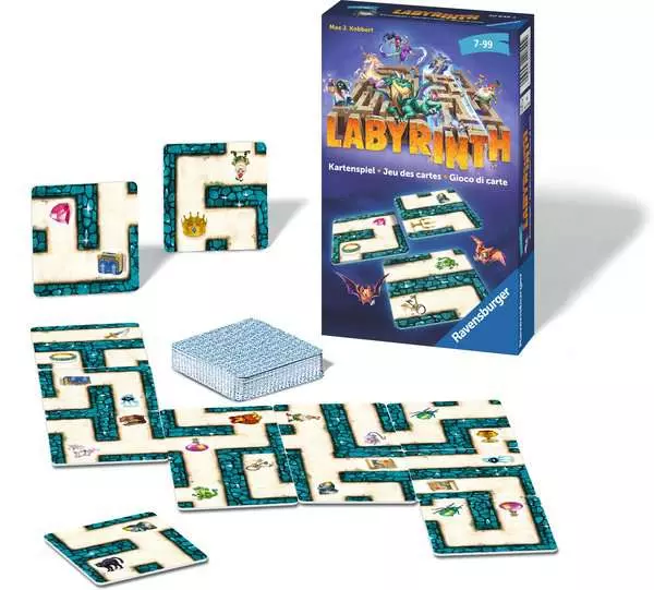 Ravensberger Matratzen Labyrinth Kartenspiel - Reisespiel ab 7 Jahren Zeitlich begrenztes Angebot