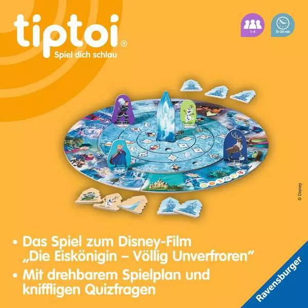 Ravensberger Matratzen tiptoi® Disney Die Eiskönigin - Völlig unverfroren: Das verdrehte Wettlaufspiel - Lernspiel ab 4 Jahren Kauf eins, bekomm eins gratis