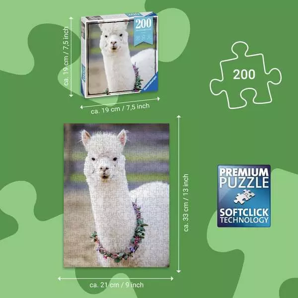 Ravensberger Matratzen Puzzle 200 Teile - Alpaka Tiefpreis