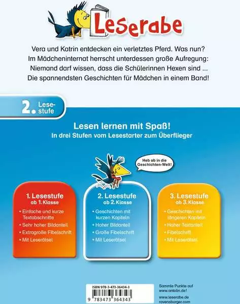 Ravensberger Matratzen Leserabe - Sonderausgaben: Erstlesegeschichten für Mädchen in der 2. Klasse Nur für heute
