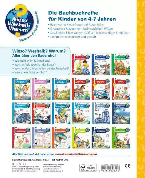 Ravensberger Matratzen Ravensburger Wieso? Weshalb? Warum?, Band 3: Alles über den Bauernhof Bis zu 55% Rabatt
