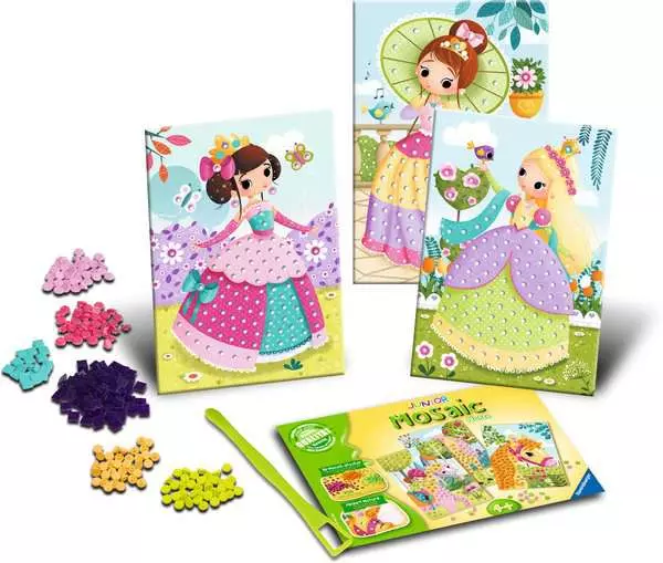 Ravensberger Matratzen Mosaic Junior Princess - Bastelset für Kinder ab 4 Jahren Riesige Rabatte