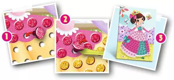 Ravensberger Matratzen Mosaic Junior Princess - Bastelset für Kinder ab 4 Jahren Riesige Rabatte
