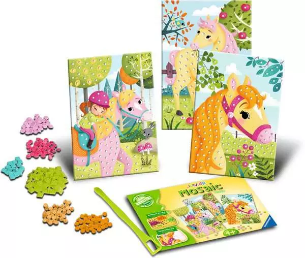 Ravensberger Matratzen Mosaic Junior Horses - Bastelset für Kinder ab 4 Jahren Günstiger Verkauf
