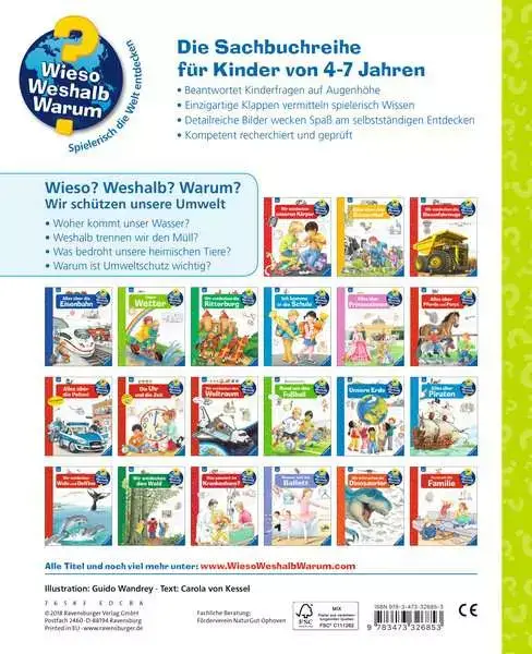 Ravensberger Matratzen Ravensburger Wieso? Weshalb? Warum?, Band 67: Wir schützen unsere Umwelt Meist gekauft