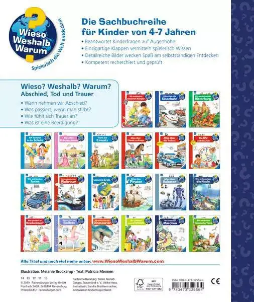 Ravensberger Matratzen Ravensburger Wieso? Weshalb? Warum?, Band 42: Abschied, Tod und Trauer Blitzverkäufe