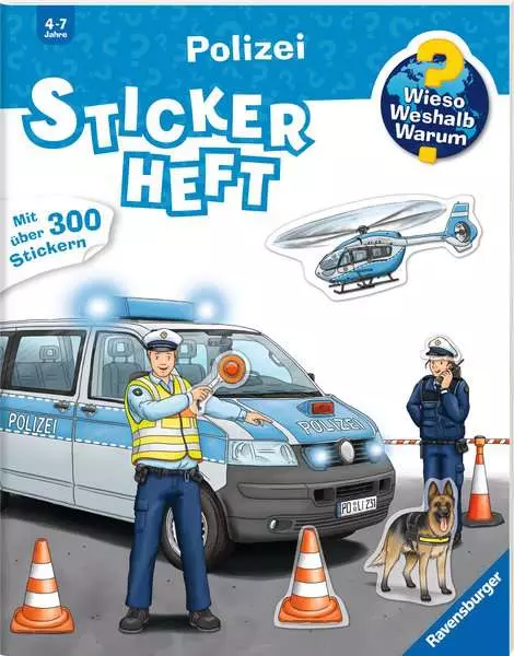 Ravensberger Matratzen Ravensburger Wieso? Weshalb? Warum? Stickerheft: Polizei Günstig kaufen