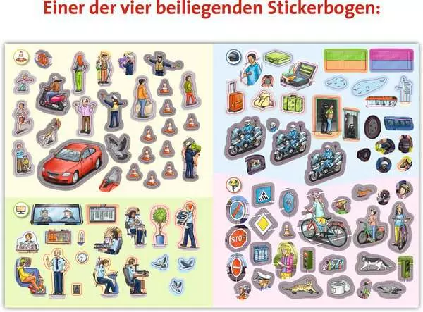 Ravensberger Matratzen Ravensburger Wieso? Weshalb? Warum? Stickerheft: Polizei Günstig kaufen