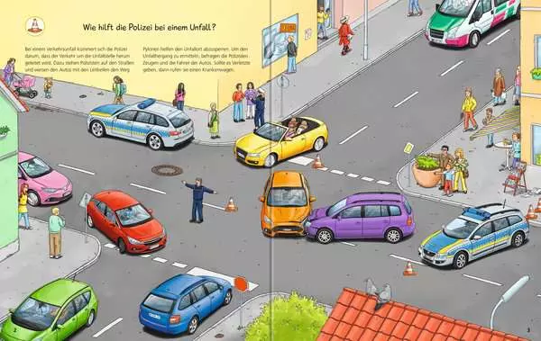 Ravensberger Matratzen Ravensburger Wieso? Weshalb? Warum? Stickerheft: Polizei Günstig kaufen