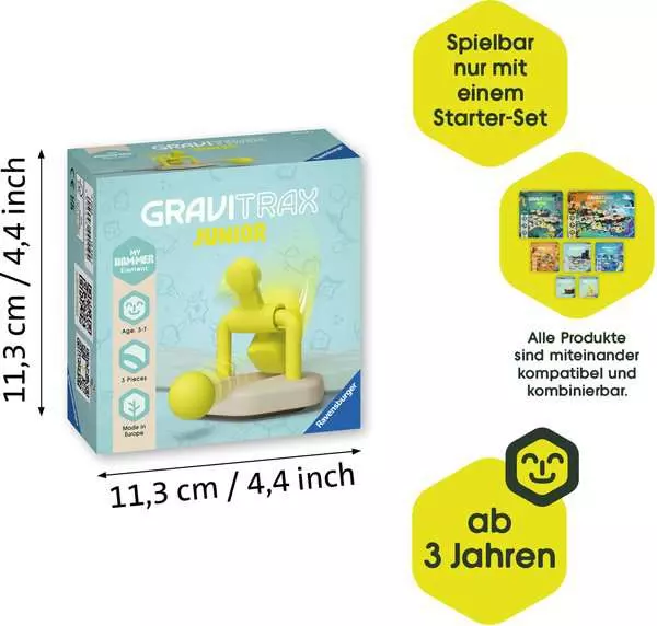 Ravensberger Matratzen GraviTrax Junior Element Hammer - Kugelbahn-Erweiterung für Kinder ab 3 Jahren Black Friday
