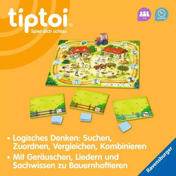 Ravensberger Matratzen tiptoi® Rätselspaß auf dem Bauernhof - Lernspiel ab 3 Jahren Weihnachtsangebot