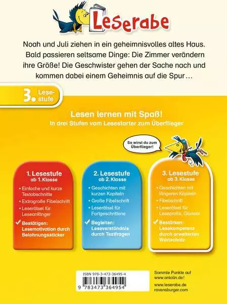 Ravensberger Matratzen Leserabe - 3. Lesestufe: Das Zauberhaus VIP-Rabatte
