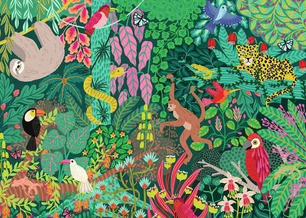 Ravensberger Matratzen Puzzle 1000 Teile - Magical Rain Forrest Kostenlose Rückgabe
