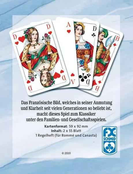 Ravensberger Matratzen Rommé Bridge Canasta - Kartenspiel ab 8 Jahren Letzter Tag